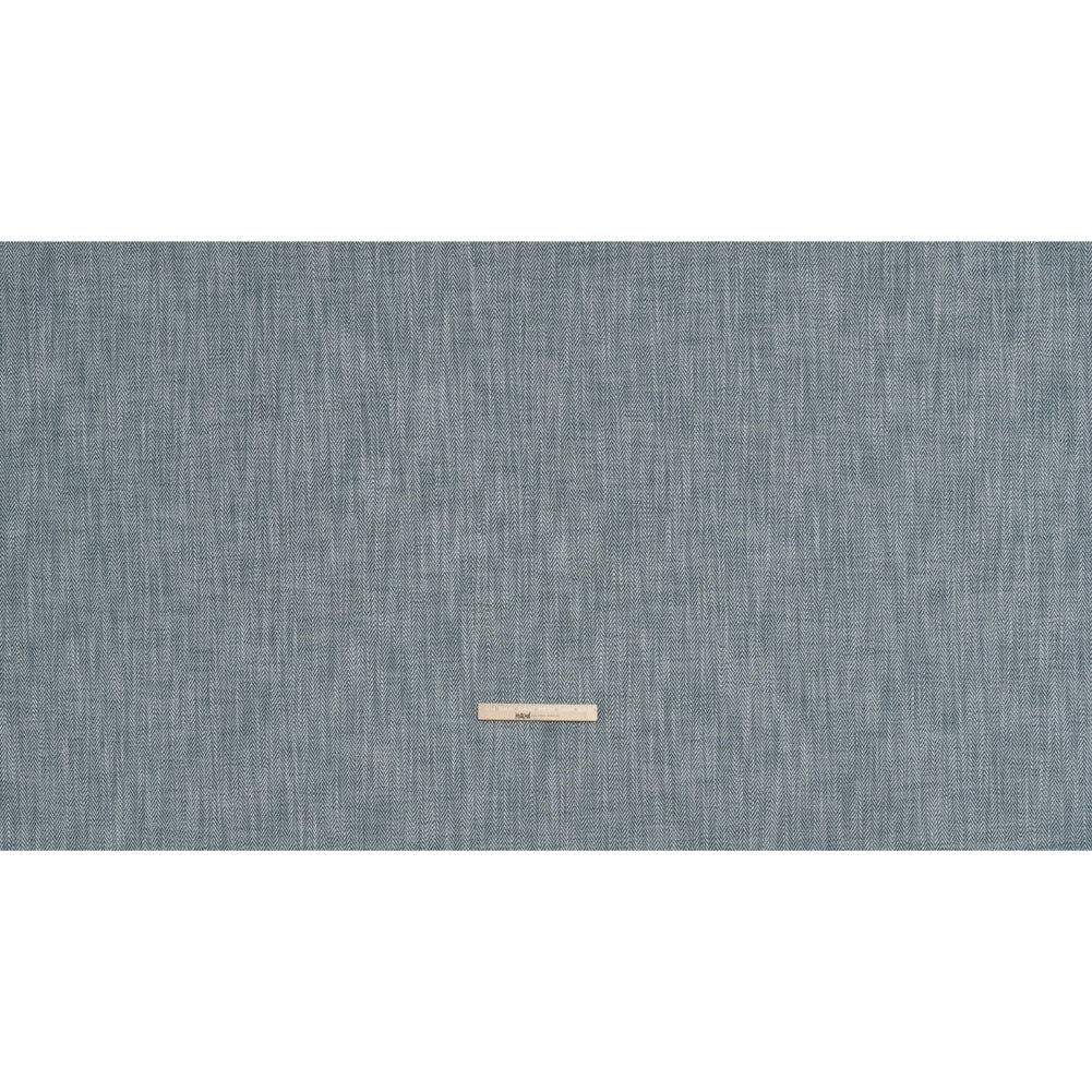 Recycled Polyester Home Decor Twill - Navy Herringbone - British Imported Recycled Polyester Home Decor Twill - Navy Herringbone - British Imported