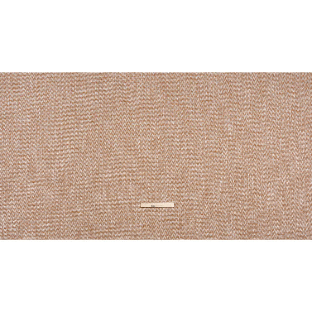 Recycled Polyester Home Decor Twill - Sienna Herringbone - British Imported Recycled Polyester Home Decor Twill - Sienna Herringbone - British Imported