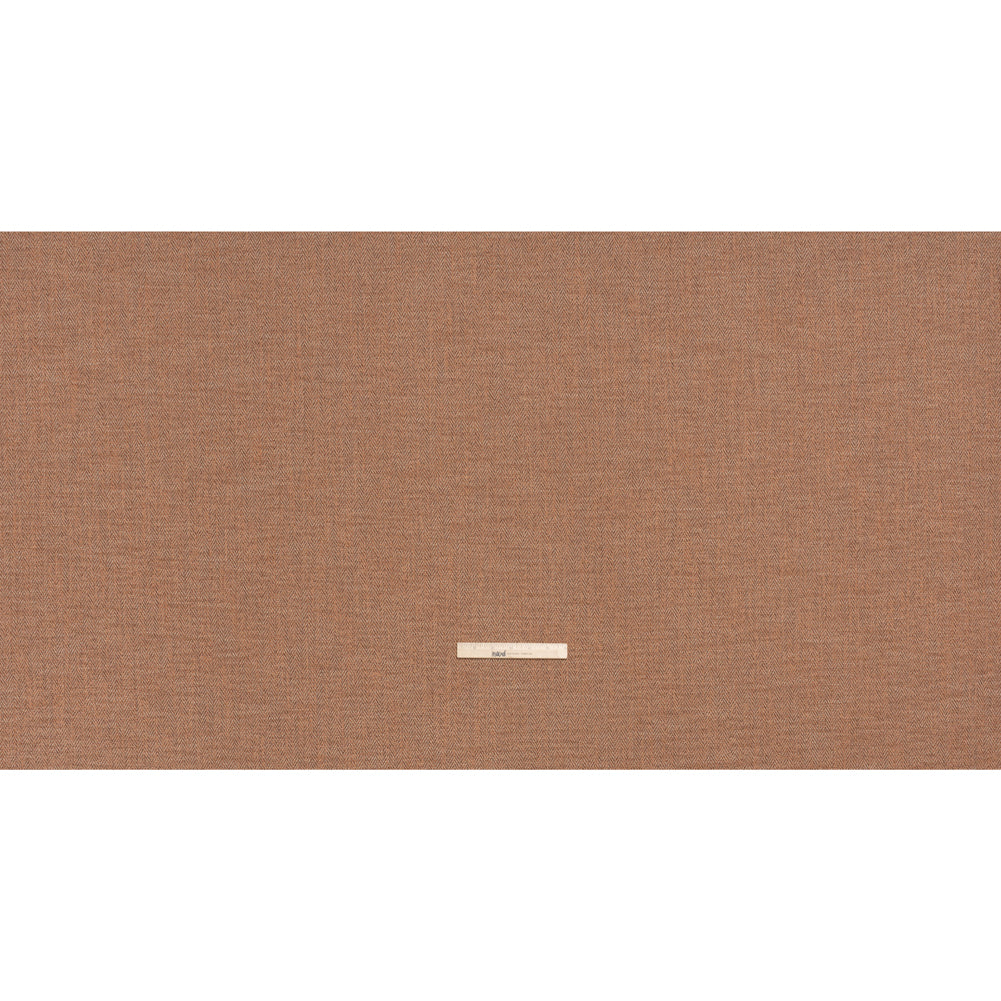 Recycled Polyester Home Decor Twill - Terracotta Herringbone - British Imported Recycled Polyester Home Decor Twill - Terracotta Herringbone - British Imported