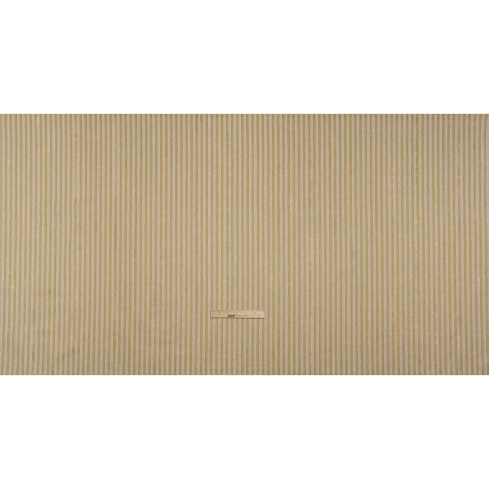 Cotton Blend Home Decor Jacquard - Maize Stripes - British Imported - Full Cotton Blend Home Decor Jacquard - Maize Stripes - British Imported - Full