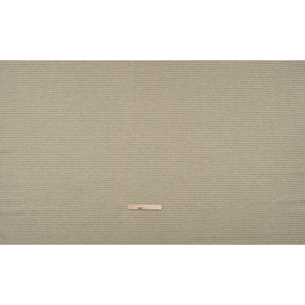 Recycled Polyester and Cotton Jacquard - Moss Little Checked Stripes - British Imported Recycled Polyester and Cotton Jacquard - Moss Little Checked Stripes - British Imported