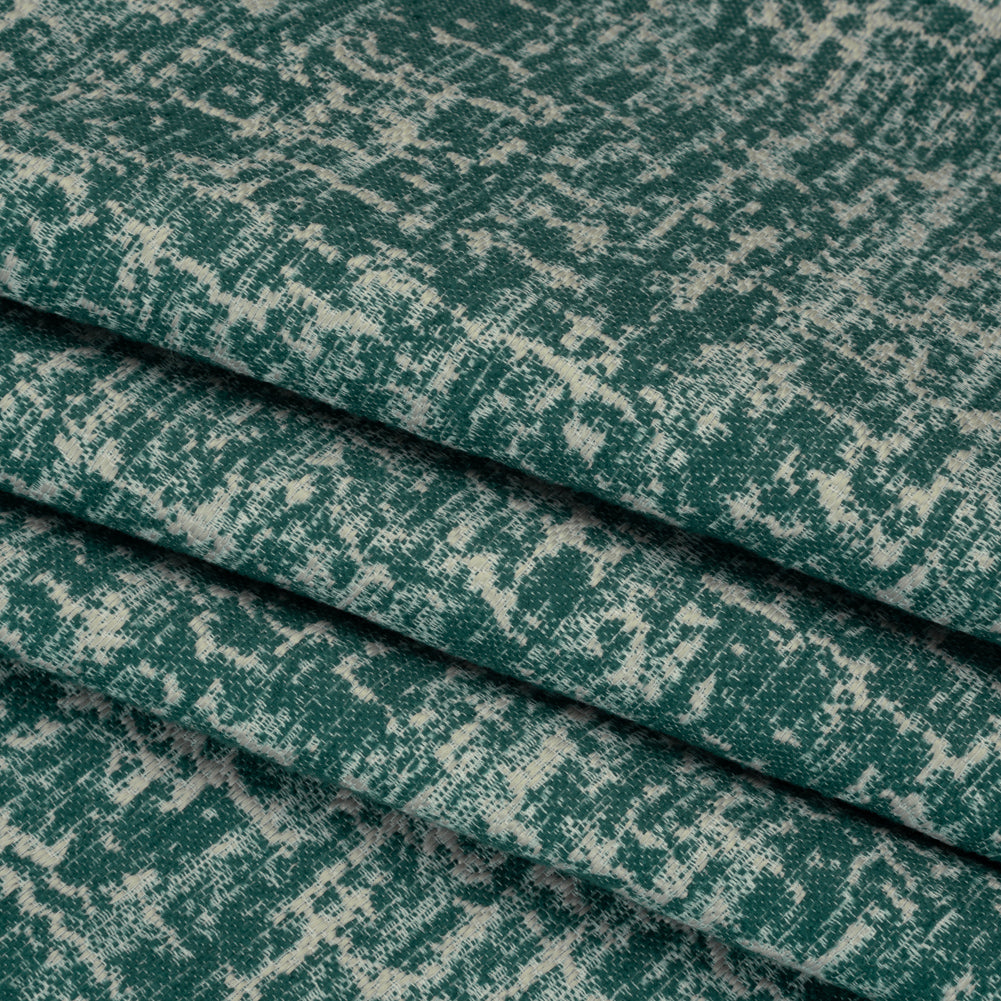 Home Decor Jacquard - Kingfisher Abstract Textures - British Imported Home Decor Jacquard - Kingfisher Abstract Textures - British Imported