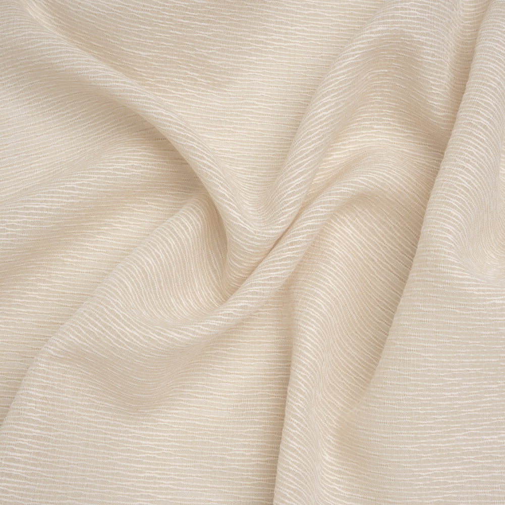 Corded Double Wide Drapery Sheers Fabric - Sand Abstract Texture - British Imported Corded Double Wide Drapery Sheers Fabric - Sand Abstract Texture - British Imported