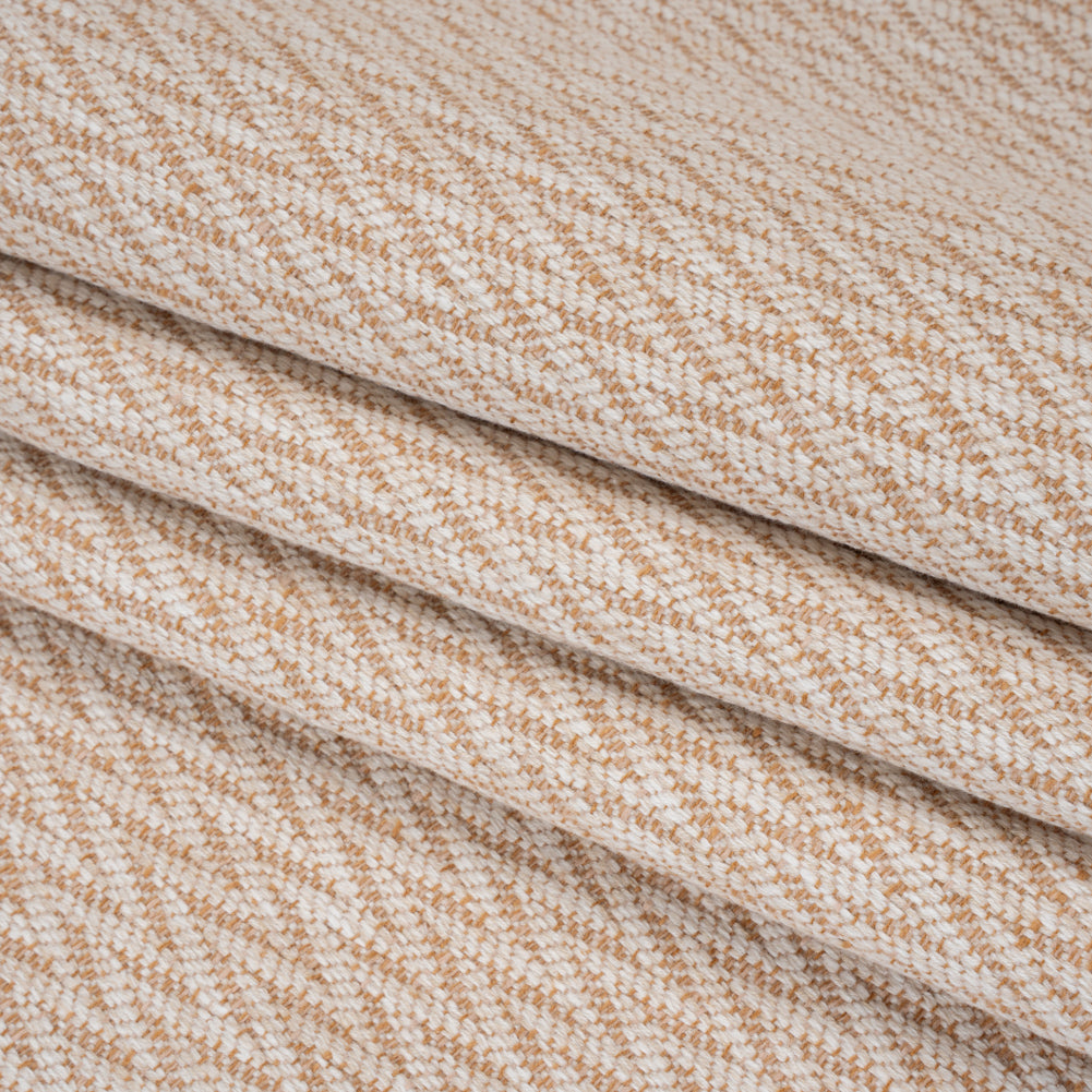 Polyester and Cotton Home Decor Jacquard - Tangerine Zig Zags - British Imported Folded Polyester and Cotton Home Decor Jacquard - Tangerine Zig Zags - British Imported Folded