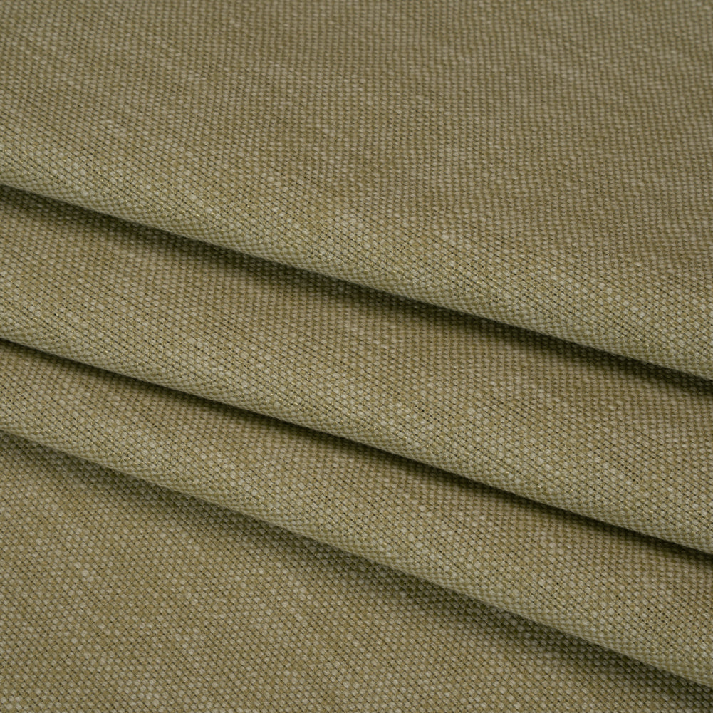 Slubbed Recycled Polyester Home Decor Woven - Pistachio Heathered - British Imported Slubbed Recycled Polyester Home Decor Woven - Pistachio Heathered - British Imported