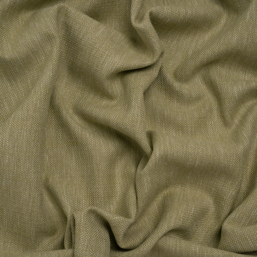 Slubbed Recycled Polyester Home Decor Woven - Pistachio Heathered - British Imported Slubbed Recycled Polyester Home Decor Woven - Pistachio Heathered - British Imported