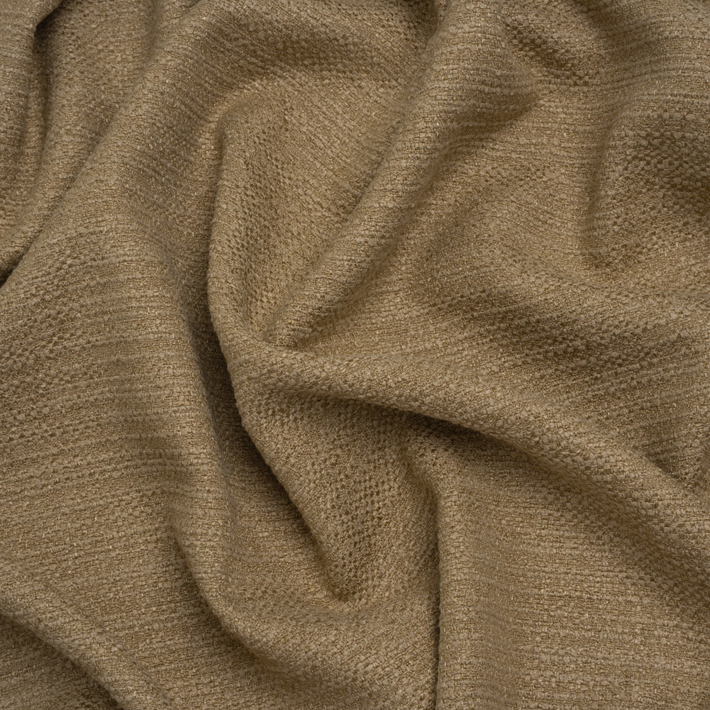 Recycled Polyester Slubbed Boucle Woven - Jute - British Imported Recycled Polyester Slubbed Boucle Woven - Jute - British Imported