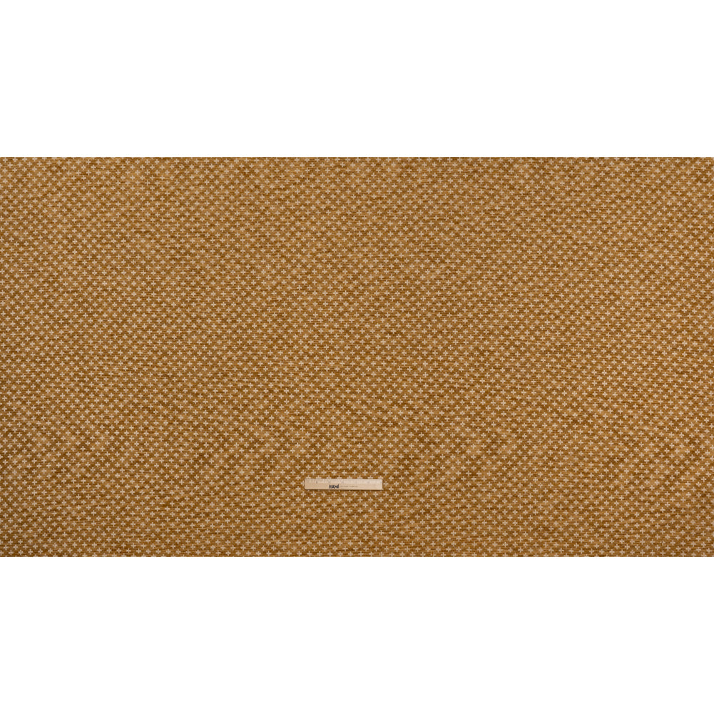 Polyester Boucle Home Decor Jacquard - Honey Plus Signs - British Imported Polyester Boucle Home Decor Jacquard - Honey Plus Signs - British Imported