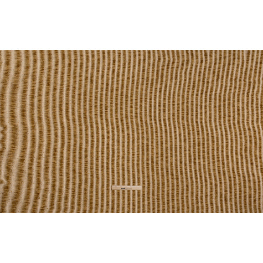 Polyester Boucle Woven - Honey Stripes - British Imported Polyester Boucle Woven - Honey Stripes - British Imported