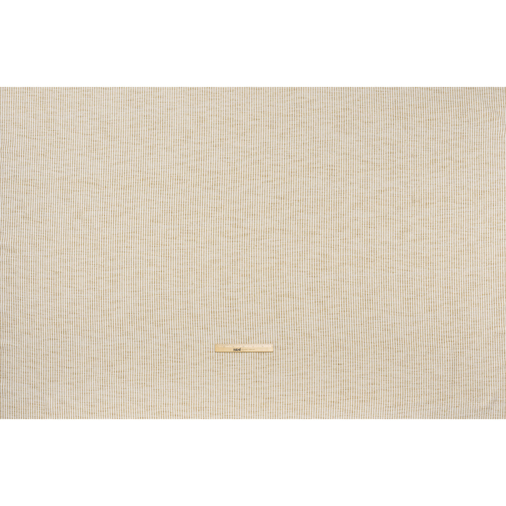 Polyester Boucle Woven - Oatmeal Stripes - British Imported Polyester Boucle Woven - Oatmeal Stripes - British Imported