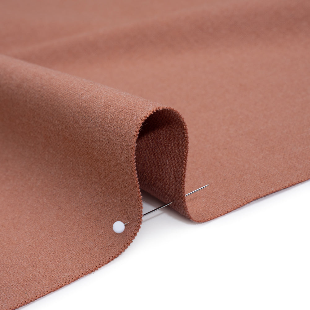 Brushed Cotton and Linen Woven - Blush - British Imported Brushed Cotton and Linen Woven - Blush - British Imported