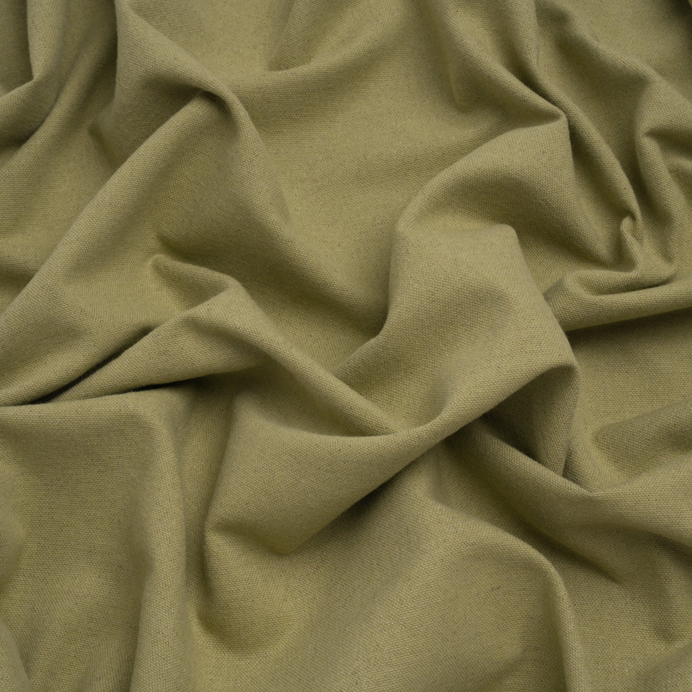 Double Wide Brushed Cotton and Linen Woven - Leaf - British Imported Double Wide Brushed Cotton and Linen Woven - Leaf - British Imported