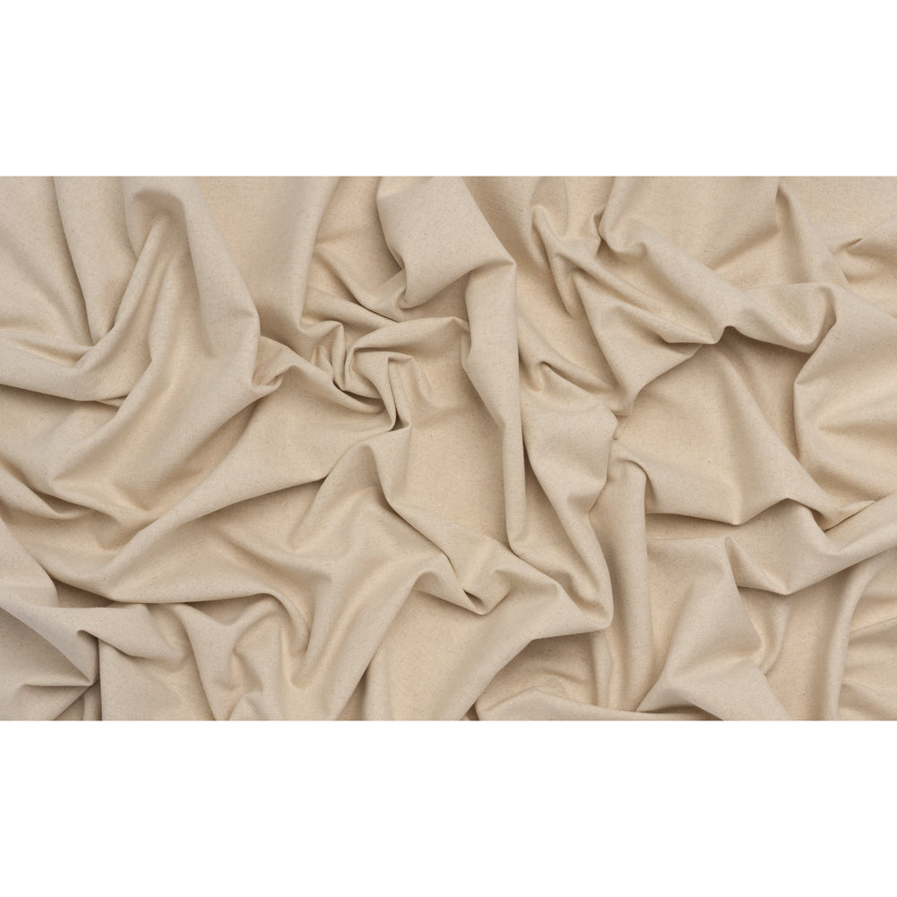 Double Wide Brushed Cotton and Linen Woven - Linen - British Imported Double Wide Brushed Cotton and Linen Woven - Linen - British Imported