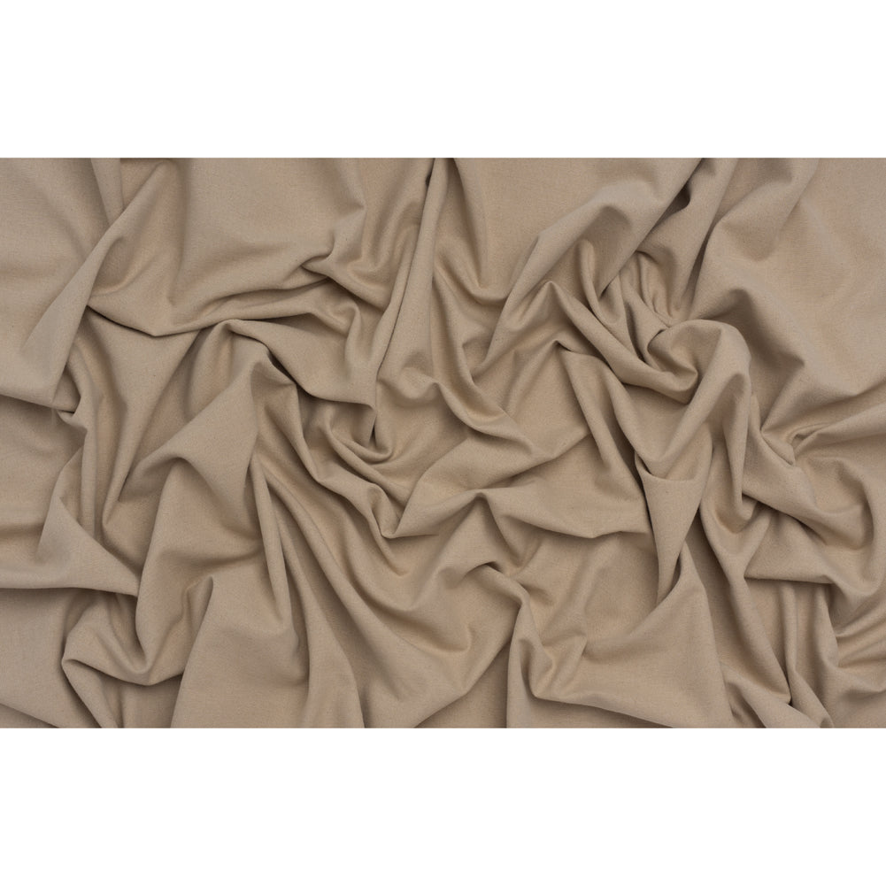 Brushed Cotton and Linen Woven - Putty - British Imported Brushed Cotton and Linen Woven - Putty - British Imported