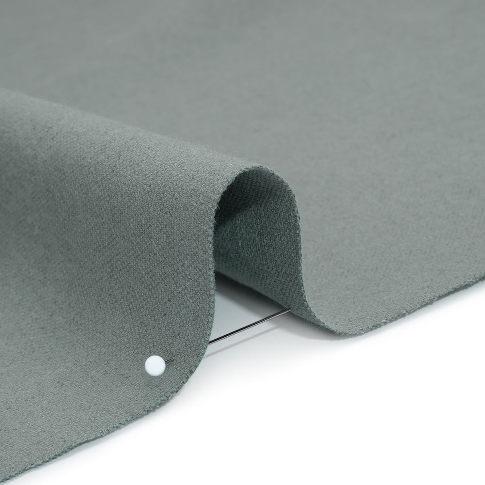 Double Wide Brushed Cotton and Linen Woven - Seaspray - British Imported Double Wide Brushed Cotton and Linen Woven - Seaspray - British Imported