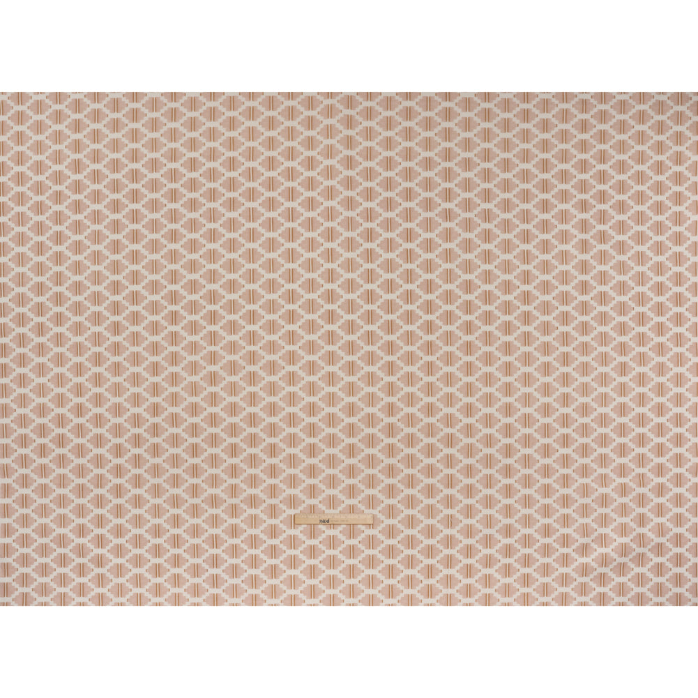 Brushed Cotton and Linen Canvas Print - Plaster Blocky Diamonds - British Imported Brushed Cotton and Linen Canvas Print - Plaster Blocky Diamonds - British Imported