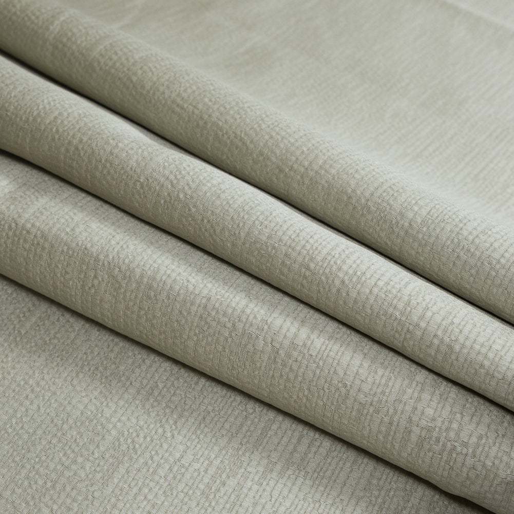 Luminous Textural Polyester Woven - Pistachio - British Imported Folded Luminous Textural Polyester Woven - Pistachio - British Imported Folded