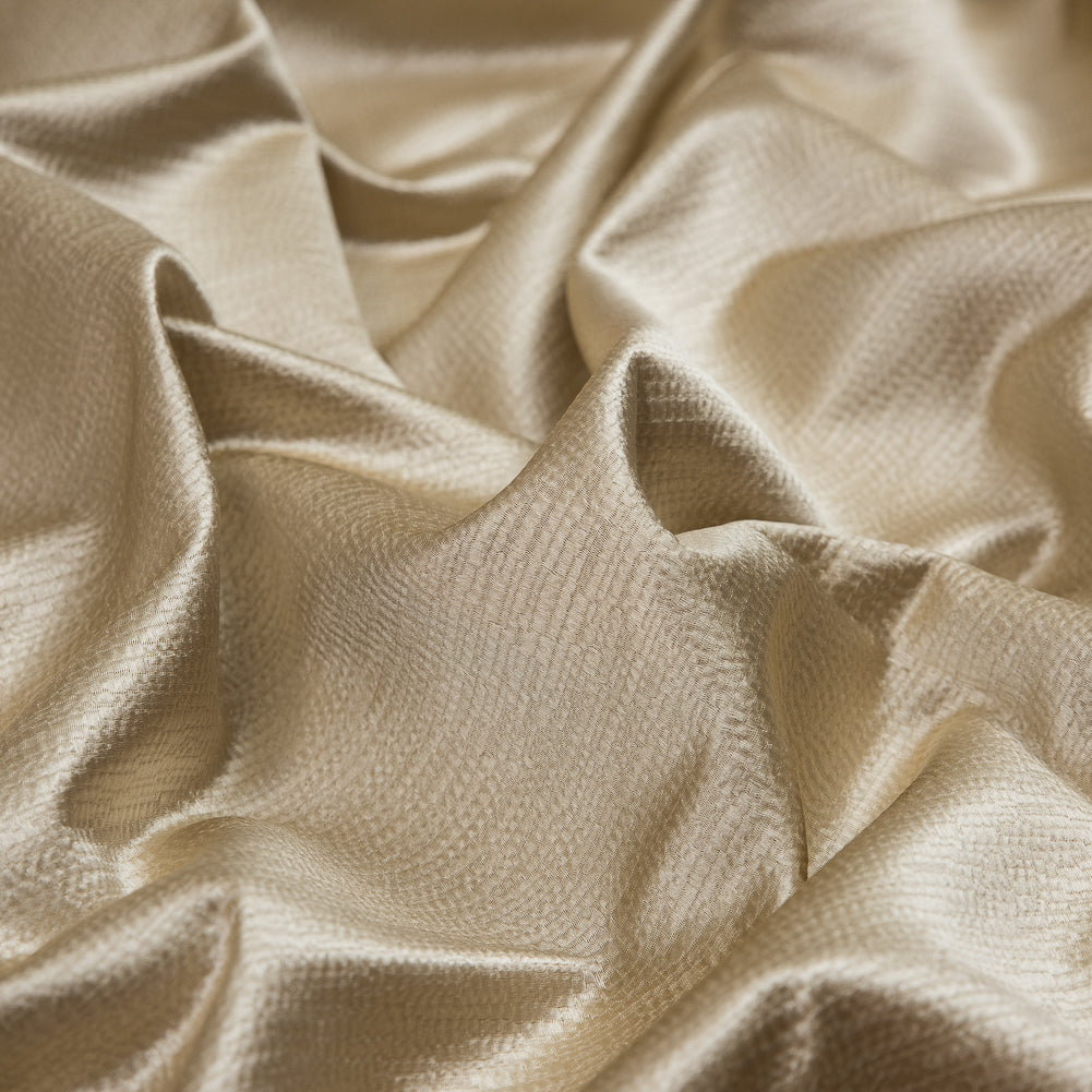 British Cream Luminous Textural Polyester Woven - Detail British Cream Luminous Textural Polyester Woven - Detail