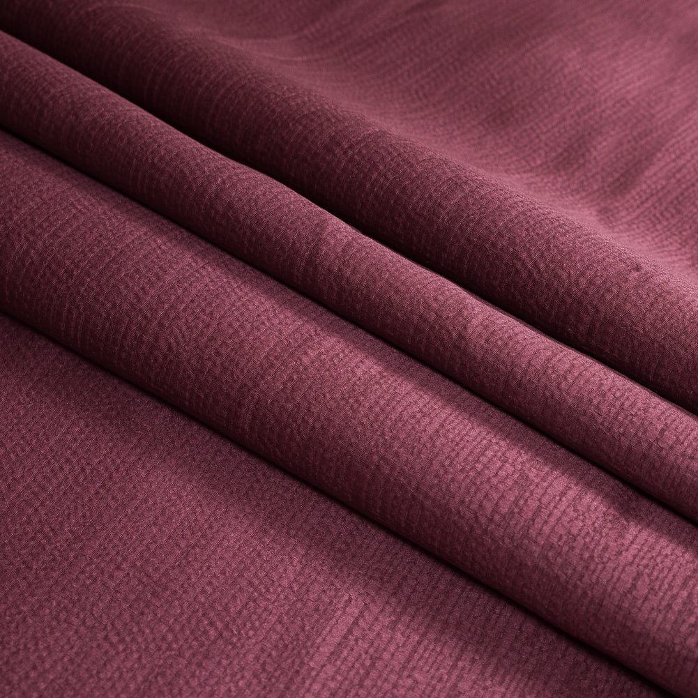British Mulberry Luminous Textural Polyester Woven - Folded British Mulberry Luminous Textural Polyester Woven - Folded