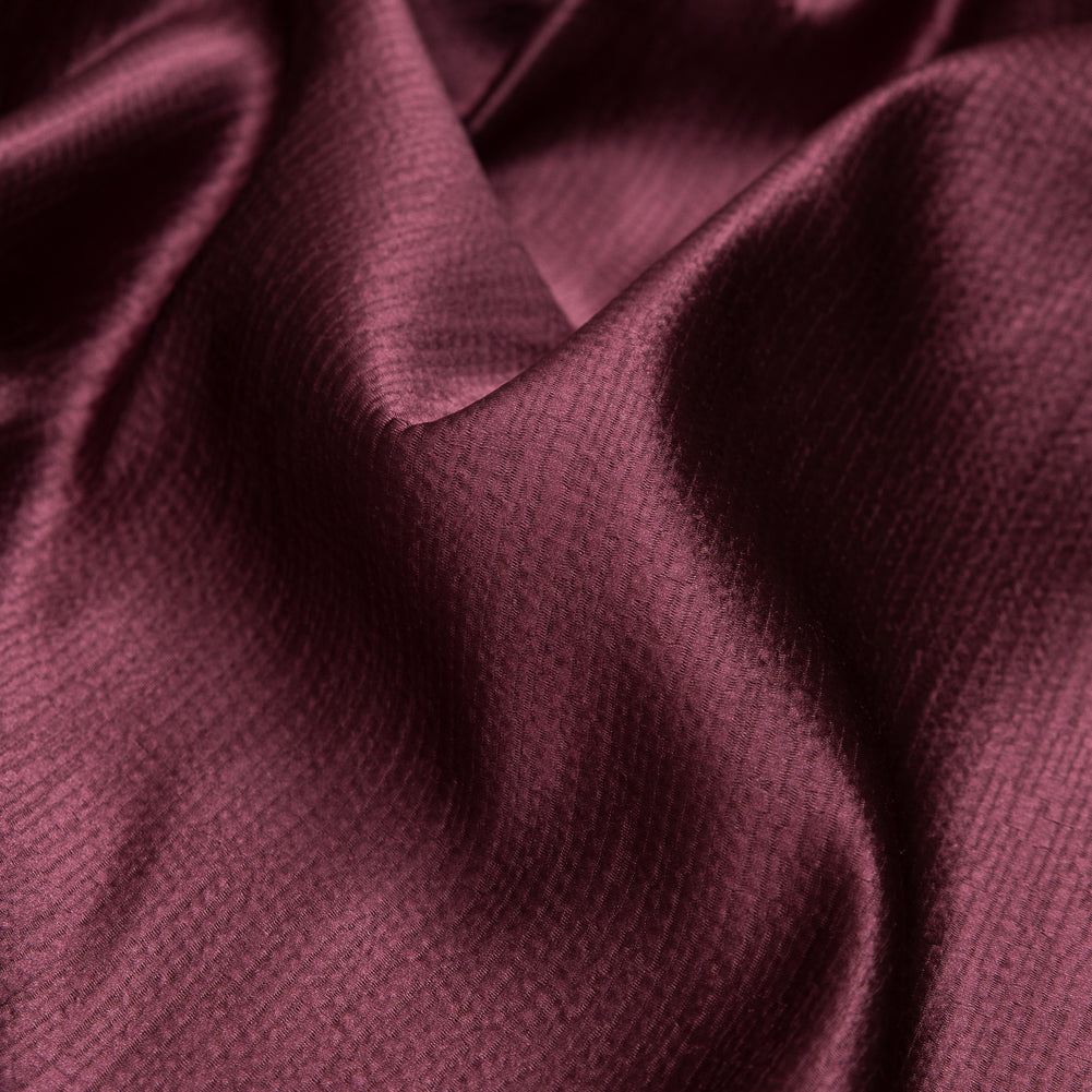 British Mulberry Luminous Textural Polyester Woven - Detail British Mulberry Luminous Textural Polyester Woven - Detail