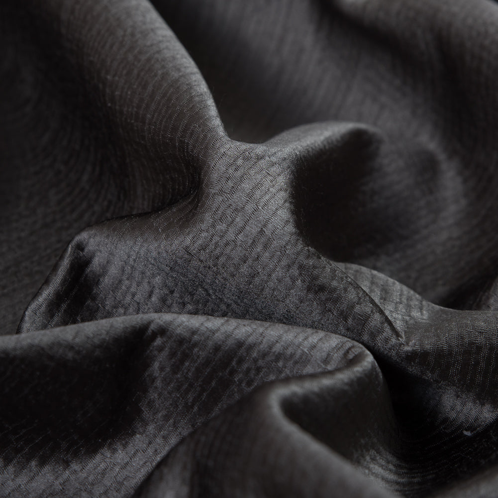 Luminous Textural Polyester Woven - Mercury - British Imported Detail Luminous Textural Polyester Woven - Mercury - British Imported Detail