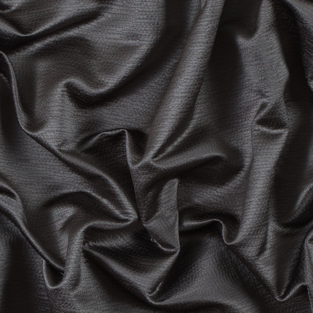 Luminous Textural Polyester Woven - Mercury - British Imported Luminous Textural Polyester Woven - Mercury - British Imported