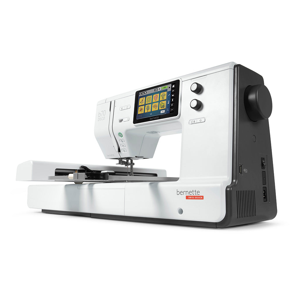 bernette 70 DECO - Computerized Embroidery Machine with Touchscreen bernette 70 DECO - Computerized Embroidery Machine with Touchscreen