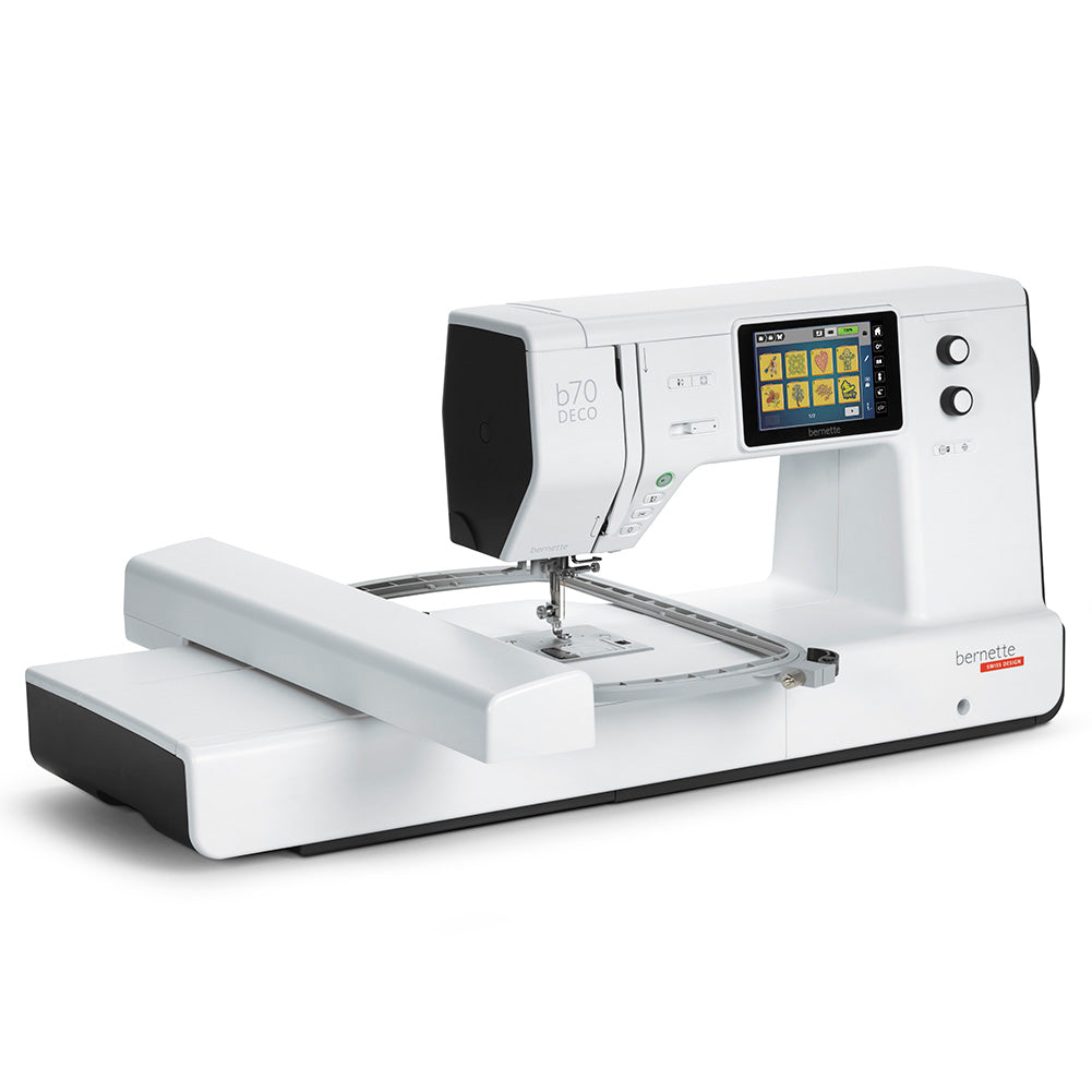 bernette 70 DECO - Computerized Embroidery Machine with Touchscreen bernette 70 DECO - Computerized Embroidery Machine with Touchscreen