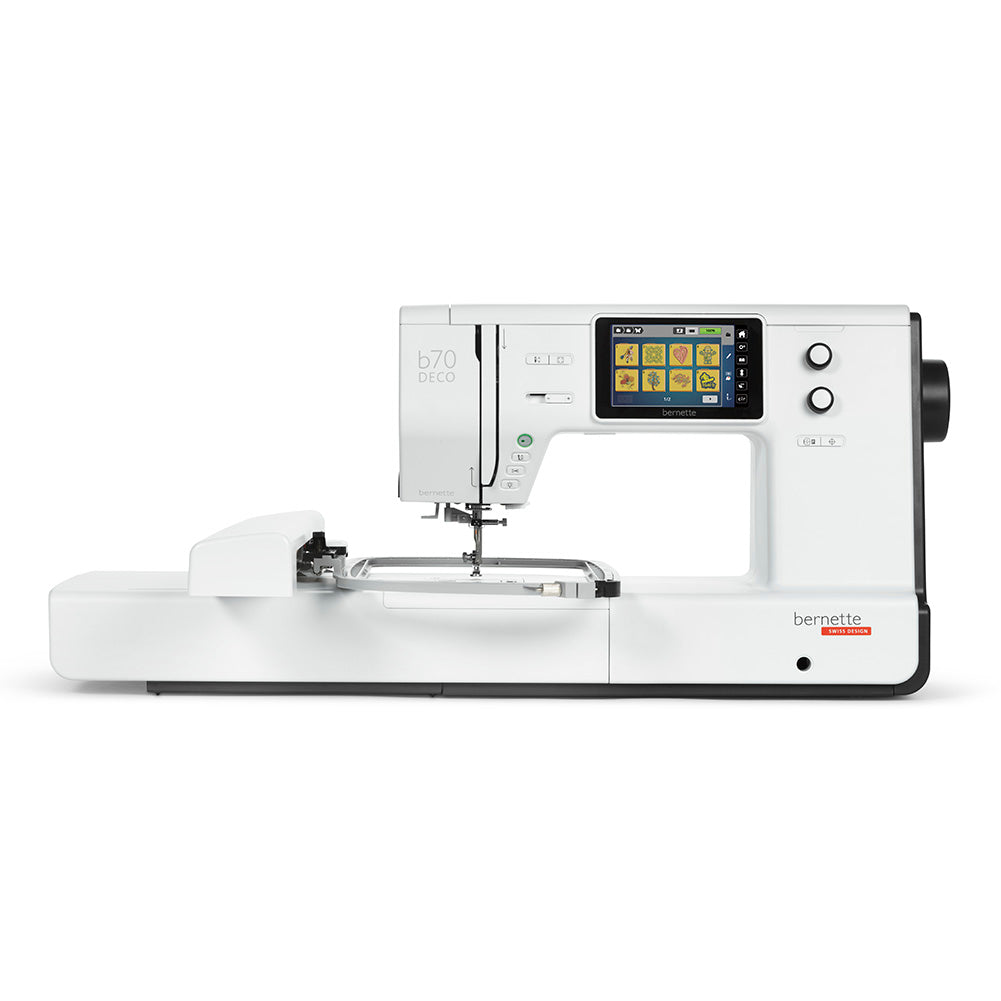 bernette 70 DECO - Computerized Embroidery Machine with Touchscreen bernette 70 DECO - Computerized Embroidery Machine with Touchscreen