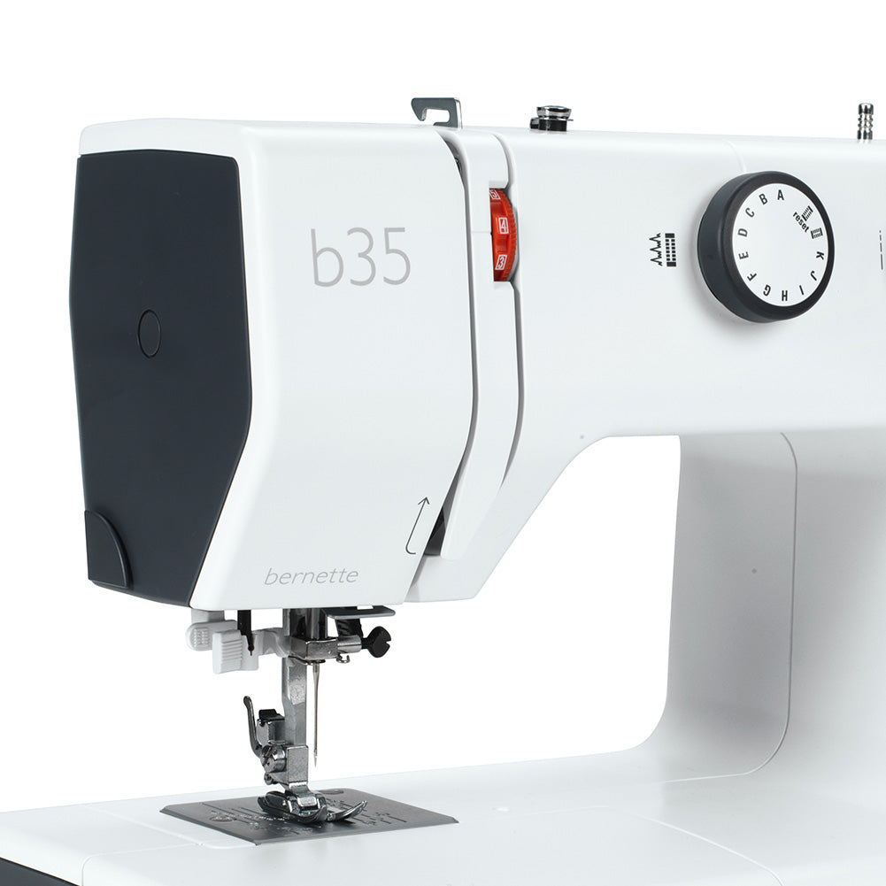 bernette 35 - Mechanical Sewing Machine for Beginners with 23 Stitches Detail bernette 35 - Mechanical Sewing Machine for Beginners with 23 Stitches Detail