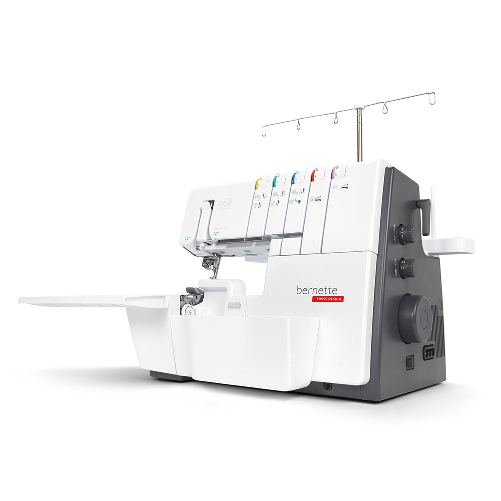 bernette 68 AIRLOCK - Air-Threading Combination Overlock, Chainstitch and Coverstitch Serger Sewing Machine bernette 68 AIRLOCK - Air-Threading Combination Overlock, Chainstitch and Coverstitch Serger Sewing Machine