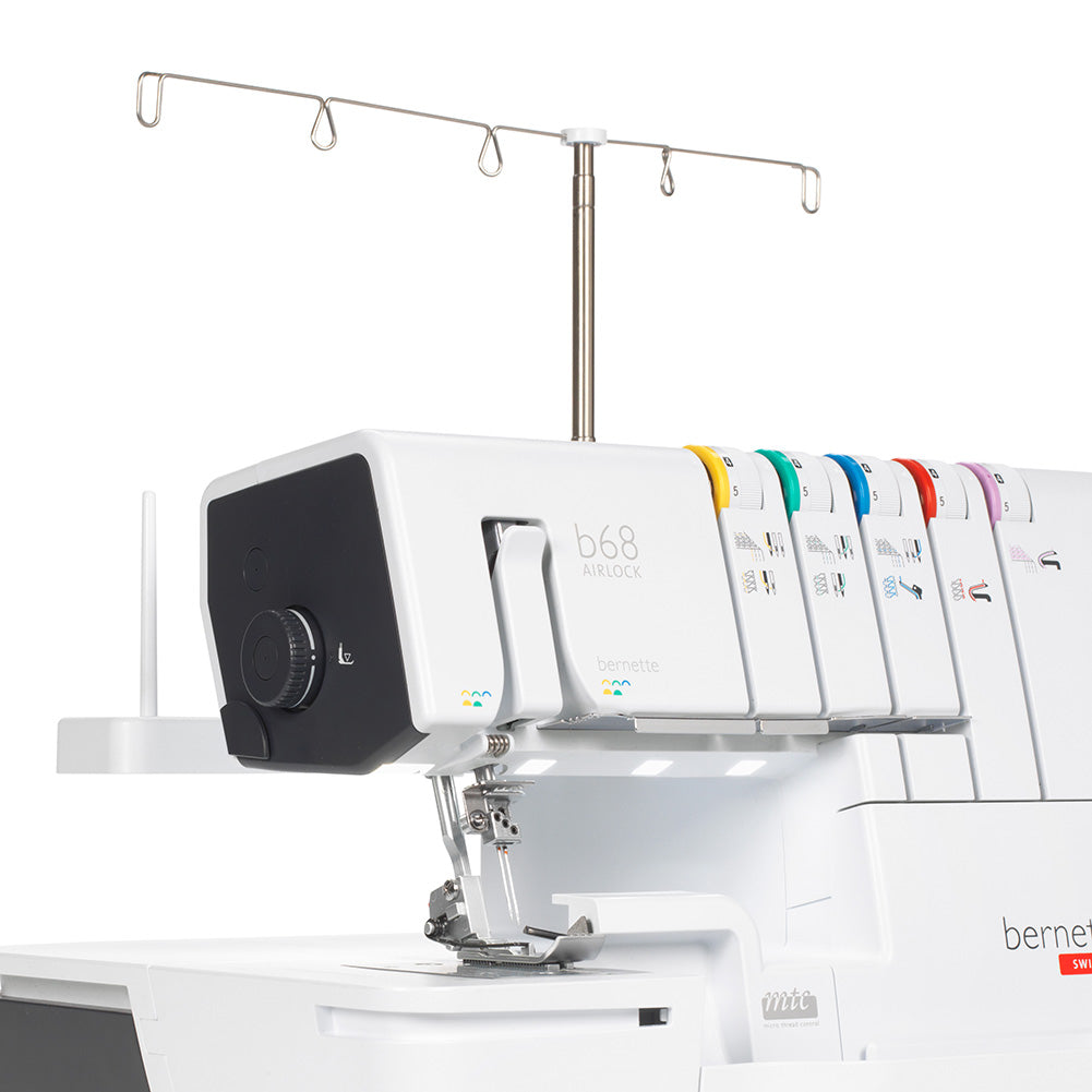 bernette 68 AIRLOCK - Air-Threading Combination Overlock, Chainstitch and Coverstitch Serger Sewing Machine bernette 68 AIRLOCK - Air-Threading Combination Overlock, Chainstitch and Coverstitch Serger Sewing Machine
