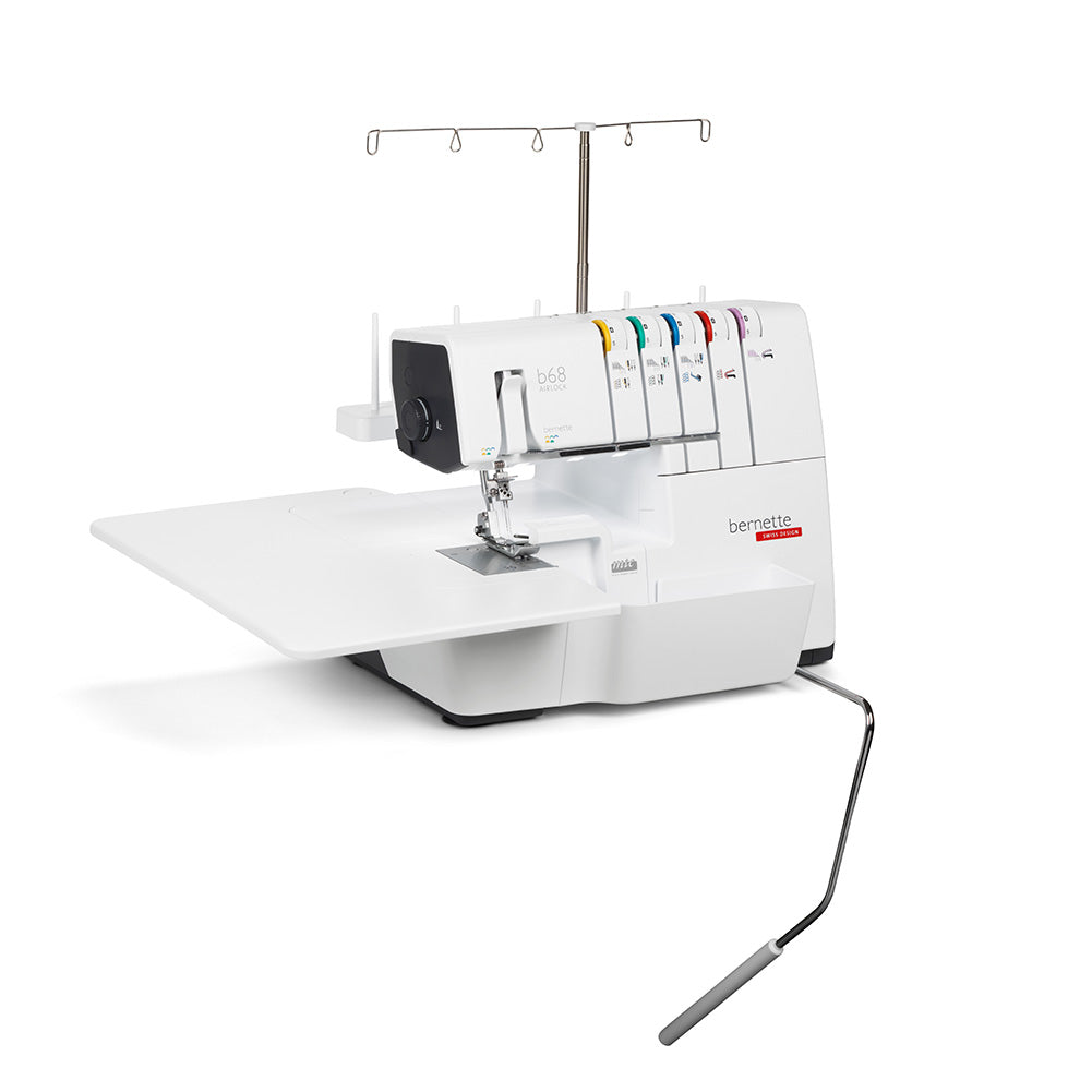 bernette 68 AIRLOCK - Air-Threading Combination Overlock, Chainstitch and Coverstitch Serger Sewing Machine bernette 68 AIRLOCK - Air-Threading Combination Overlock, Chainstitch and Coverstitch Serger Sewing Machine