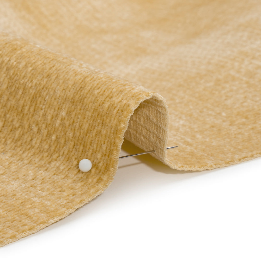 Chenille Upholstery Woven - Buttercream - Lanton Collection Detail Chenille Upholstery Woven - Buttercream - Lanton Collection Detail