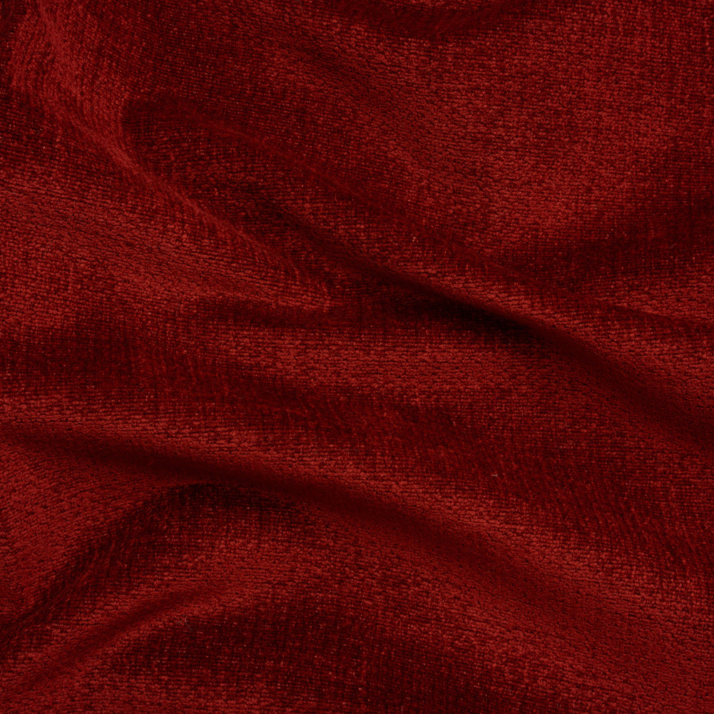 Chenille Upholstery Woven - Chili Pepper - Lanton Collection Chenille Upholstery Woven - Chili Pepper - Lanton Collection
