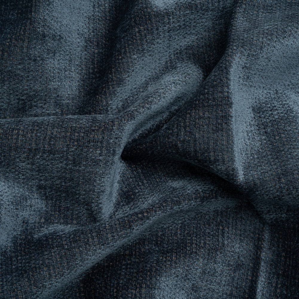 Chenille Upholstery Woven - Denim - Lanton Collection Chenille Upholstery Woven - Denim - Lanton Collection