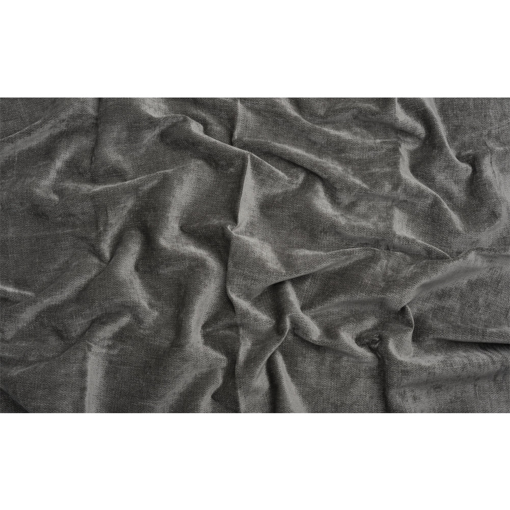 Chenille Upholstery Woven - Pewter - Lanton Collection Full Chenille Upholstery Woven - Pewter - Lanton Collection Full