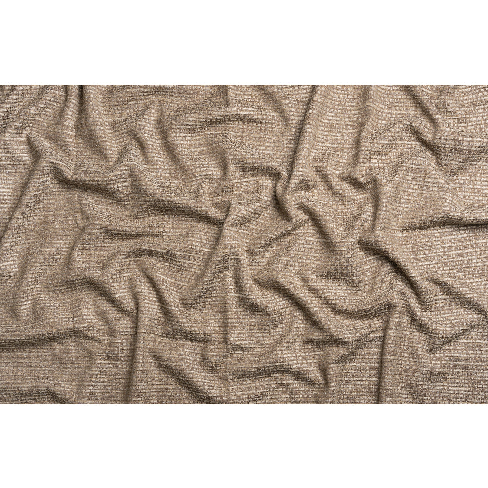 Tweed Upholstery Chenille - Espresso Striated - Caprona Collection Full Tweed Upholstery Chenille - Espresso Striated - Caprona Collection Full