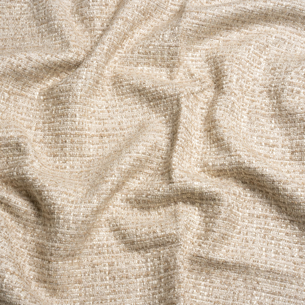 Tweed Upholstery Chenille - Linen Striated - Caprona Collection Tweed Upholstery Chenille - Linen Striated - Caprona Collection