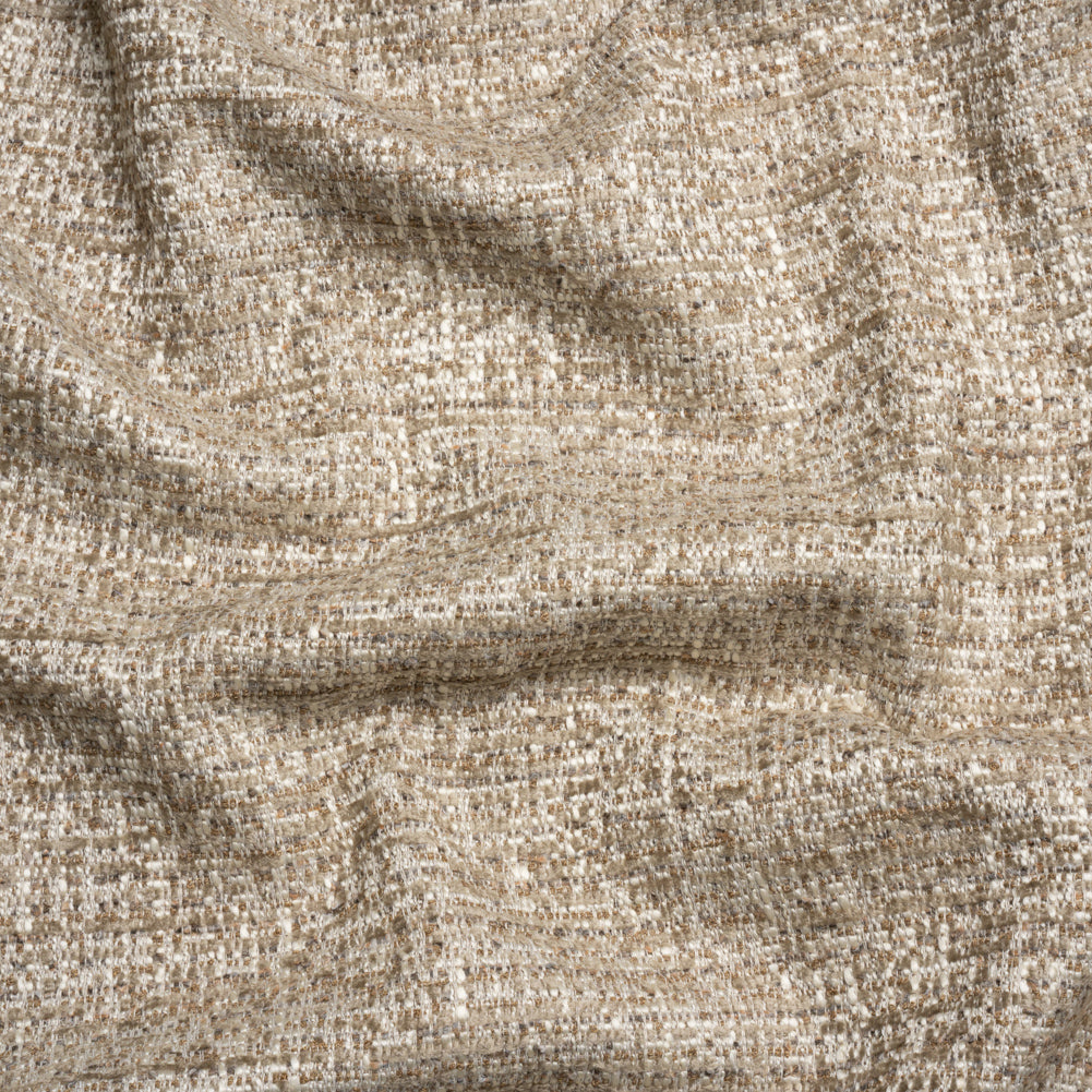 Tweed Upholstery Chenille - Pebble Striated - Caprona Collection Tweed Upholstery Chenille - Pebble Striated - Caprona Collection