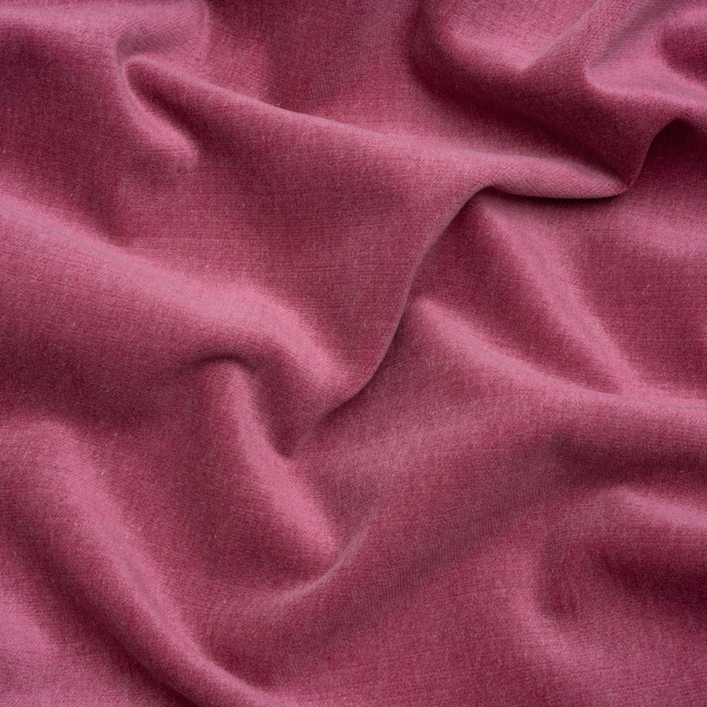 Polyester and Cotton Upholstery Velvet - Berry - Corry Collection Polyester and Cotton Upholstery Velvet - Berry - Corry Collection