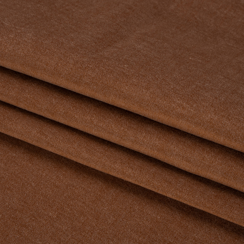 Polyester and Cotton Upholstery Velvet - Canyon - Corry Collection Folded Polyester and Cotton Upholstery Velvet - Canyon - Corry Collection Folded
