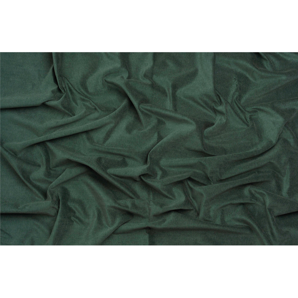 Polyester and Cotton Upholstery Velvet - Forest - Corry Collection Full Polyester and Cotton Upholstery Velvet - Forest - Corry Collection Full