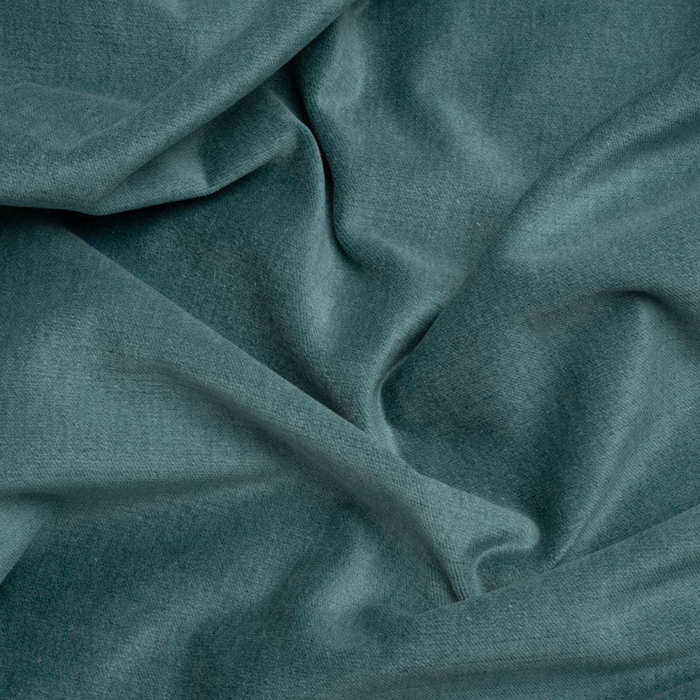 Polyester and Cotton Upholstery Velvet - Oceanic - Corry Collection Polyester and Cotton Upholstery Velvet - Oceanic - Corry Collection