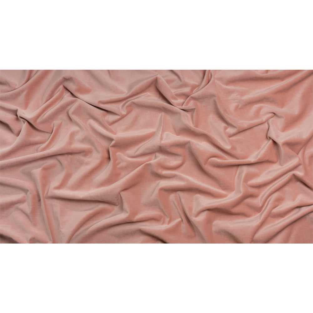 Polyester and Cotton Upholstery Velvet - Petal - Corry Collection Full Polyester and Cotton Upholstery Velvet - Petal - Corry Collection Full