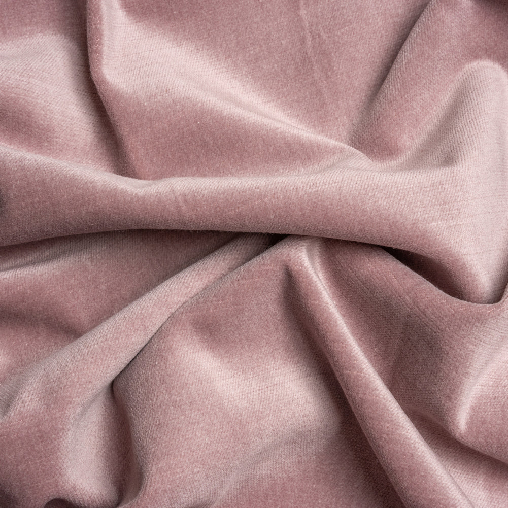 Polyester and Cotton Upholstery Velvet - Wisteria - Corry Collection Polyester and Cotton Upholstery Velvet - Wisteria - Corry Collection