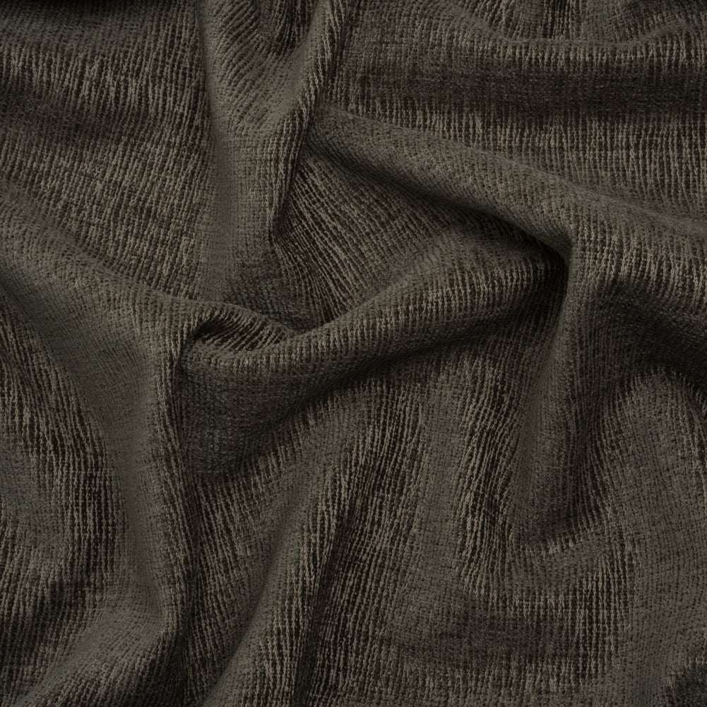 Chenille Upholstery Woven with Latex Backing - Blue Steel - Lovell Collection Chenille Upholstery Woven with Latex Backing - Blue Steel - Lovell Collection