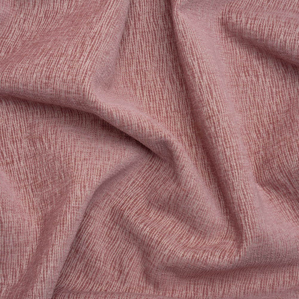 Chenille Upholstery Woven with Latex Backing - Blush - Lovell Collection Chenille Upholstery Woven with Latex Backing - Blush - Lovell Collection