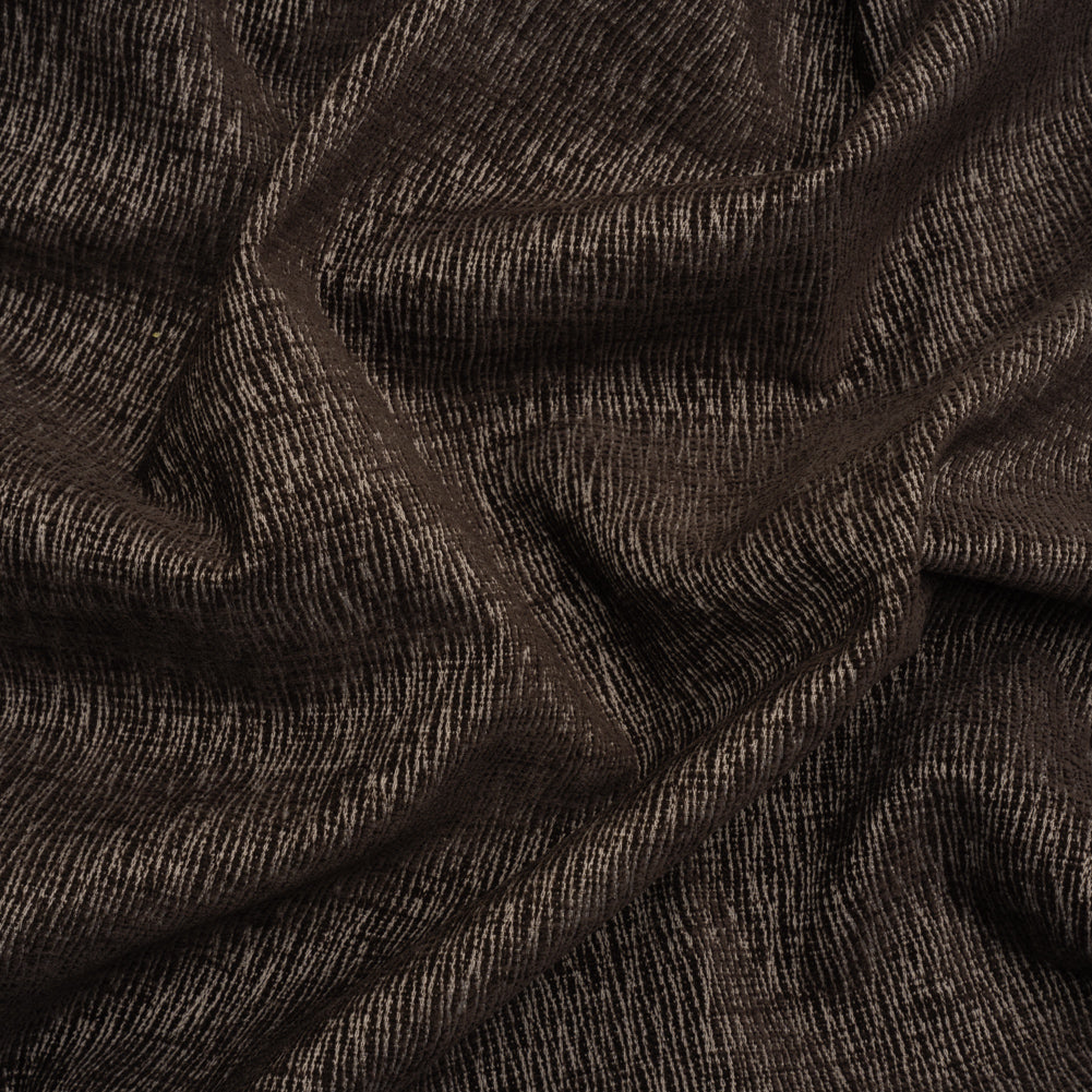 Chenille Upholstery Woven with Latex Backing - Graphite - Lovell Collection Chenille Upholstery Woven with Latex Backing - Graphite - Lovell Collection