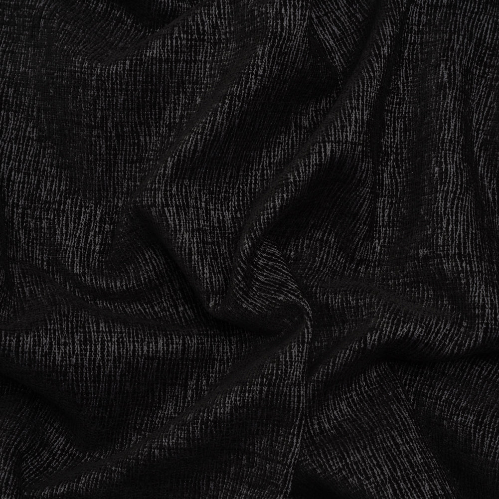 Chenille Upholstery Woven with Latex Backing - Night - Lovell Collection Chenille Upholstery Woven with Latex Backing - Night - Lovell Collection